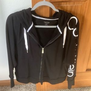 Calvin Klein Performance black full zip jacket like new